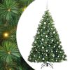 vidaXL Sapin de No&euml;l artificiel avec 300 LED Vert 180 cm PE et PVC