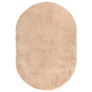 vidaXL Tapis Shaggy &agrave; poils longs NAVARRA beige 300x200 cm polyester