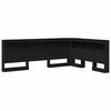 vidaXL T&ecirc;te de lit de rangement Ch&ecirc;ne noir 160 cm Bois d'ing&eacute;nierie