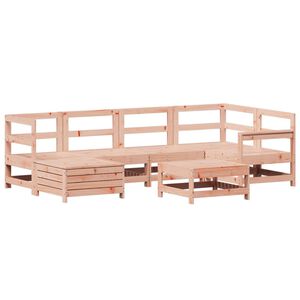 vidaXL Salon de jardin 7 pcs bois massif sapin de douglas