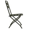 vidaXL Chaise de jardin pliante 2 pcs Vert 55 x 56,5 x 91cm Acier