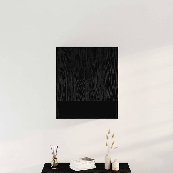 vidaXL Meuble mural Chêne noir 60 x 31 x 70 cm Bois d'ingénierie