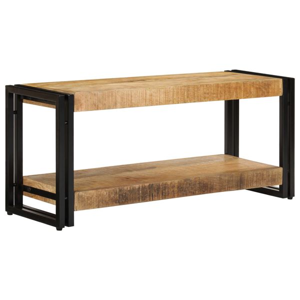 vidaXL Meuble TV 90x30x40 cm Bois de manguier massif