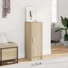 vidaXL Armoire &agrave; chaussures Ch&ecirc;ne Sonoma 32x35x92 cm Bois d&rsquo;ing&eacute;nierie