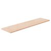 vidaXL Panneau d'&eacute;tag&egrave;re 80x20x1,5 cm Bois de ch&ecirc;ne massif non trait&eacute;