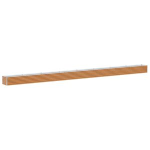 vidaXL Jardini&egrave;re sur&eacute;lev&eacute;e Marron Clair 775 x 50 x 36 cm