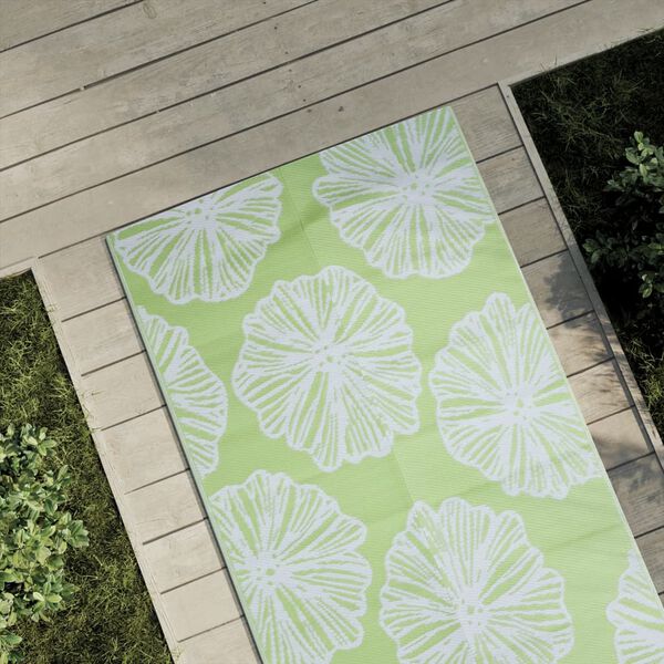 vidaXL Tapis d'ext&eacute;rieur ARAKIL vert 80x250 cm PP