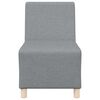 vidaXL Unit&eacute; de Sofa Modulaire Sans Accoudoirs 2 pcs Gris clair