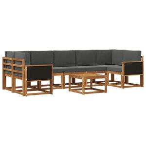 vidaXL Ensemble de canap&eacute;s d'ext&eacute;rieur avec coussin 6 pcs