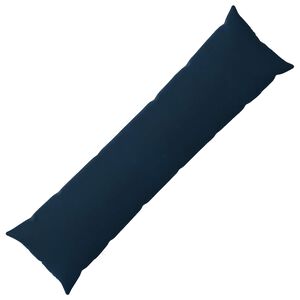 vidaXL Housse de coussin HEERLEN Bleu 40 x 145 cm Fleece en microfibre