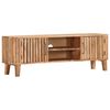 vidaXL Meuble TV 130x30x45 cm Bois d'acacia massif