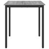 vidaXL Table de salle &agrave; manger / Table de repas M&Eacute;TAL