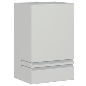vidaXL Applique murale d'ext&eacute;rieur argent&eacute; acier inoxydable