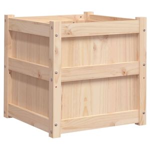vidaXL Jardini&egrave;re 50x50x50 cm bois de pin massif