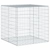 vidaXL Panier gabion avec couvercle 100x100x100 cm fer galvanisé