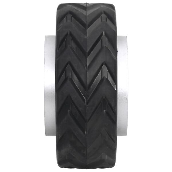 vidaXL Roue pour remorque Ø19,5x10 cm aluminium et caoutchouc