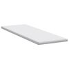 vidaXL Surmatelas Blanc 70 x 200 cm Tissu Jacquard