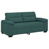 vidaXL Canap&eacute; 2 places vert fonc&eacute; 180 x 81 x 84 cm en tissu