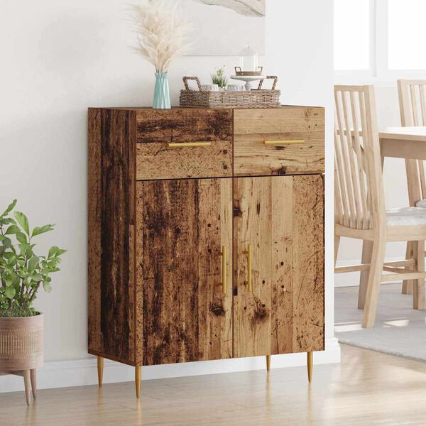 vidaXL Buffet Bois Ancien 69,5 x 34 x 90 cm Bois d'ing&eacute;nierie