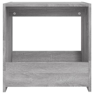 vidaXL Table d'appoint Sonoma gris 50x26x50 cm Bois d'ingénierie