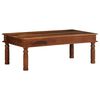 vidaXL Table basse 110x60x40 cm bois massif d'acacia