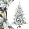 vidaXL Sapin de No&euml;l Artificiel &agrave; Branches Articul&eacute;es Blanc 150 cm PVC