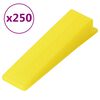 vidaXL Syst&egrave;me de nivellement de carrelage 250 cales 500 clips 1,5 mm
