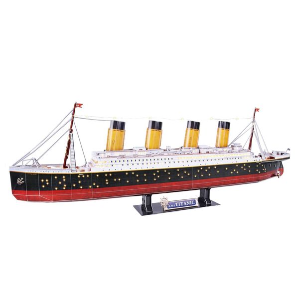 Cubic Fun Puzzle 3D &agrave; LED Titanic 266 pcs