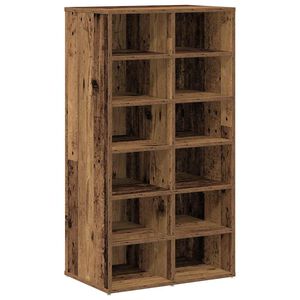 vidaXL &Eacute;tag&egrave;re &agrave; chaussures vieux bois 54x34x100,5cm bois d'ing&eacute;nierie