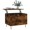 vidaXL Table basse Chêne fumé 60x44,5x45 cm Bois d'ingénierie