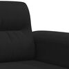 vidaXL Chaise de canap&eacute; noir 60 cm tissu microfibre