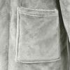 vidaXL Robe de bain sans capuche Gris xxl Flanelle