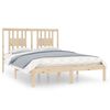 vidaXL Cadre de lit sans matelas bois massif