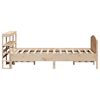 vidaXL Cadre de lit sans matelas 135x190 cm bois de pin massif