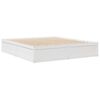 vidaXL Lit bibliothèque sans matelas blanc 180x200 cm bois pin massif