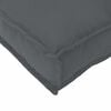 vidaXL Coussin Anthracite 110 x 40 x 8 cm Tissu Oxford