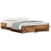 vidaXL Cadre de lit Bois Ancien 140 x 190 cm Bois d'ing&eacute;nierie