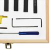 vidaXL Jeu d&rsquo;outils de tournage indexables 12 pcs 8x8 mm 70 mm
