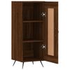 vidaXL Buffet Ch&ecirc;ne marron 34,5x34x90 cm Bois d'ing&eacute;nierie