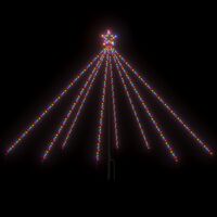 vidaXL Lumières d'arbre de Noël Int/Extérieur 400 LED colorées 2,5 m