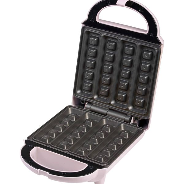 Bestron Gaufrier pour b&acirc;tonnets de gaufres ASW400 460 W Rose