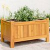 vidaXL Jardini&egrave;re avec doublure 54x31x30 cm bois massif d'acacia