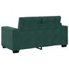 vidaXL | Ensemble de Canapés | 2 pcs Vert foncé 221 x 78 x 80 cm Velours