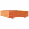 vidaXL Jardini&egrave;re cire marron 90x90x26,5 cm bois de pin massif