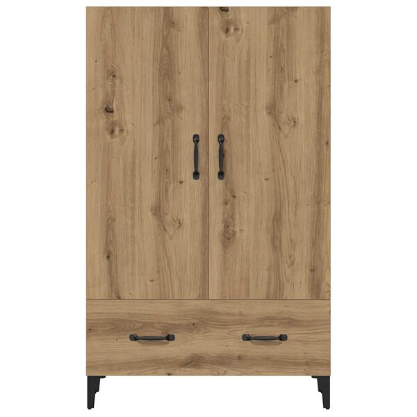 vidaXL Buffet ch&ecirc;ne artisanal 70x31x115 cm bois d'ing&eacute;nierie