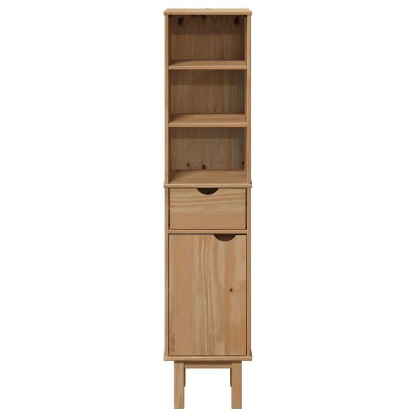 vidaXL Armoire de salle de bain OTTA 35x30x159 cm bois massif de pin