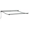 vidaXL Cadre d'auvent R&eacute;glable Anthracite 3 x 2,5 m Acier