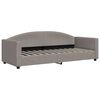 vidaXL Lit de repos sans matelas taupe 80x200 cm tissu