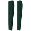 vidaXL T&ecirc;te de lit avec oreilles Vert fonc&eacute; 103x23x118/128 cm Velours