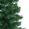 vidaXL Arbre de No&euml;l artificiel d'angle Vert 150 cm PVC et m&eacute;tal
